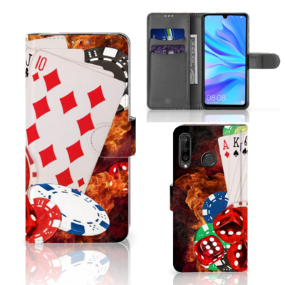 Huawei P30 Lite (2020) | Wallet Case | met Pasjes | Casino