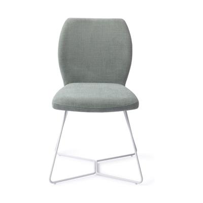 Jesper Home Ikata eetkamerstoel Breezy Blue beehive white