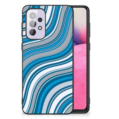 Samsung Galaxy A33 5G Back Case Waves Blue
