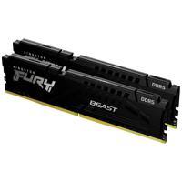 Kingston FURY Beast Werkgeheugenset voor PC DDR5 32 GB 2 x 16 GB On-die ECC 5200 MHz 288-pins DIMM CL40 KF552C40BBK2-32 - thumbnail