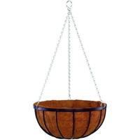 Suspension + kokos - GARDEN ID Georgian - Ø30 H17 cm - Premium kokos - Stevige structuur - Diep voor plantontwikkeling