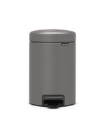 Brabantia pedaalemmer Newlcon 3 liter mineral concrete grey - thumbnail