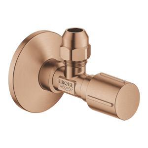 Grohe Hoekstopkraan 1/2" . 3/8" Knelkoppeling Warm Sunset Geborsteld