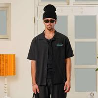 Quotrell Lyndon Shirt Sh98794 Overhemd 5437 Black/green Quotrell Lyndon Shirt Sh98794 Overhemd 5437 Black/green