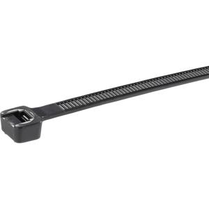 Panduit Cable Tie, 8.0"L (203mm), Intermediate, Weather Resistant, Black, 100pc kabelbinder Nylon Zwart