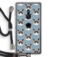 It's a Purrr Case: Sony Xperia XZ2 Transparant Hoesje met koord