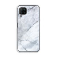 Witte marmer: Huawei P40 Lite Transparant Hoesje