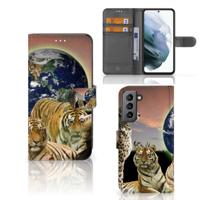 Samsung Galaxy S21 FE | Telefoonhoesje | Met pasjeshouder | Roofdieren