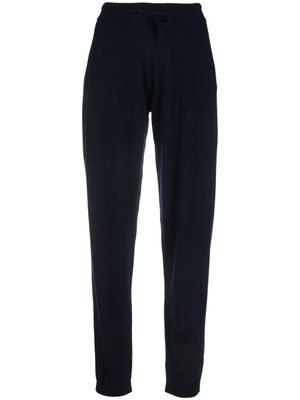 Lisa Yang pantalon fuselé en cachemire à lien de resserrage - Bleu