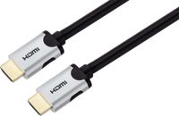 SpeaKa Professional SP-9063172 HDMI-kabel HDMI Aansluitkabel HDMI-A-stekker, HDMI-A-stekker 2.00 m Zwart Ultra HD (8K) - thumbnail