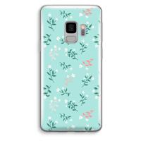 Small white flowers: Samsung Galaxy S9 Transparant Hoesje - thumbnail