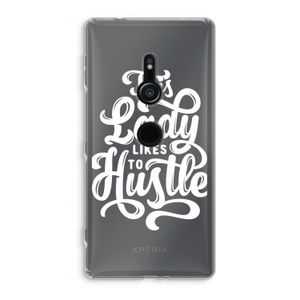Hustle Lady: Sony Xperia XZ2 Transparant Hoesje