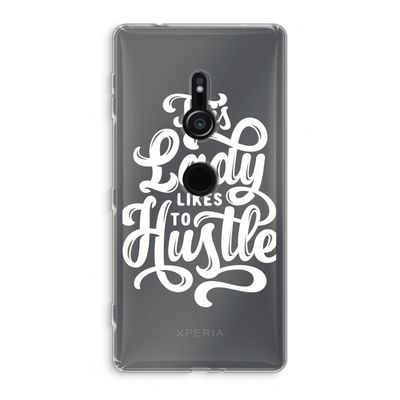 Hustle Lady: Sony Xperia XZ2 Transparant Hoesje