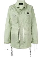 Philipp Plein multi-patch pocket jacket - Vert