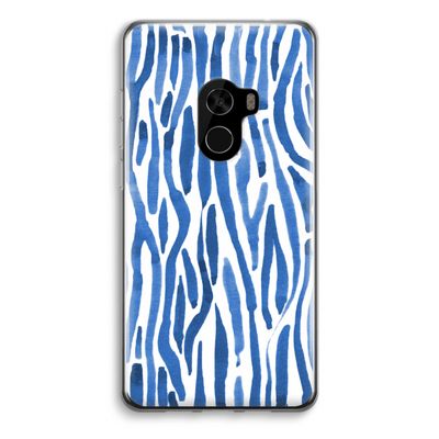 Blauwe nerven: Xiaomi Mi Mix 2 Transparant Hoesje