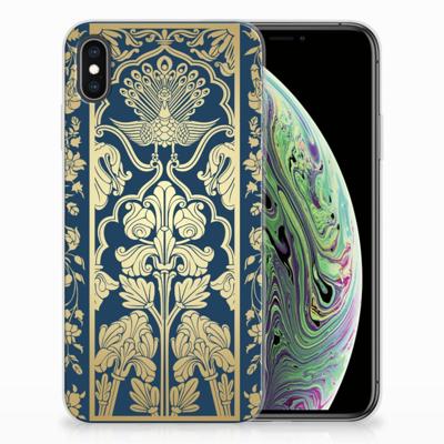 Apple iPhone Xs Max | TPU Case | Beige Flowers