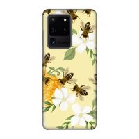No flowers without bees: Volledig geprint Samsung Galaxy S20 Ultra Hoesje