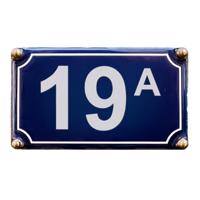 Huisnummer 50-51-52-53-54-55-56-57-58-59 - Stickers - Kliko afvalbak - plak cijfers - 18 cm