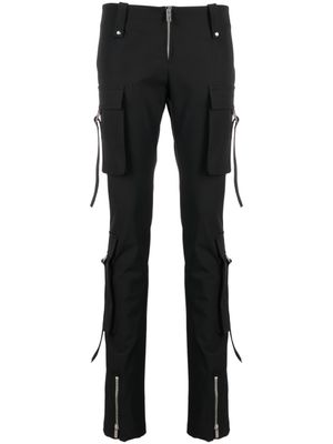 Blumarine pantalon skinny à taille basse - Noir