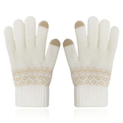 LGT JWLS Winterse Dameshandschoenen - Beige Wit