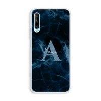 Midnight Marble: Huawei P Smart Pro Transparant Hoesje