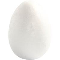 Creativ Company Eieren, h: 8 cm, wit, 5 stuk/ 1 doos