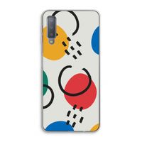 Illustratieve pop 3: Samsung Galaxy A7 (2018) Transparant Hoesje