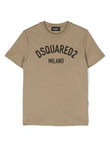 DSQUARED2 KIDS t-shirt à logo imprimé - Tons neutres