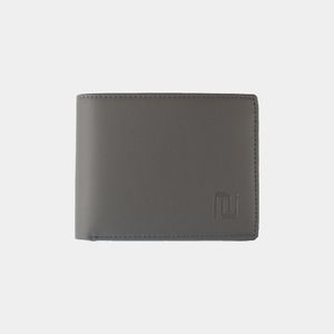 NEGOTIA Finnian Leren Portemonnee Heren Billfold Grijs