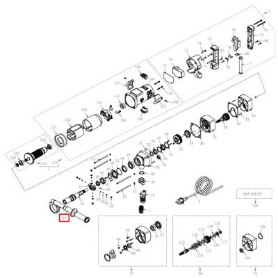 Carat XCA504631P Handvat met kraag voor A-2225