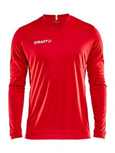 Craft 1906884 Squad Solid Jersey LS M - Bright Red - XXL