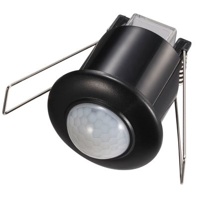 HOFTRONIC™ PIR bewegingssensor met schemerschakelaar- 360° - bereik 6 meter - Maximaal 300 Watt - IP20 - inbouw - zwart