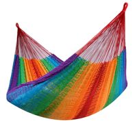 Tropilex Hangmat 'Mexico' Rainbow - Veelkleurig - Mexicaans, Weerbestendig - 180 kg