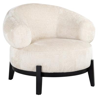 Fauteuil Montana White Chenille