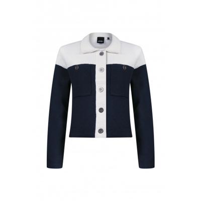 Poools - Blauw | Dames | Vest | Blauw | 42 | regular | Kamst mode