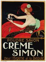 Kunstdruk Vila - Crème Simon 61x82cm