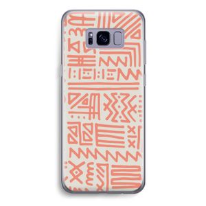 Marrakech Pink: Samsung Galaxy S8 Transparant Hoesje