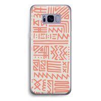 Marrakech Pink: Samsung Galaxy S8 Transparant Hoesje