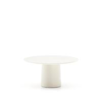Kave Home Ronde Salontafel 'Albanella' Cement, 85cm, kleur Wit