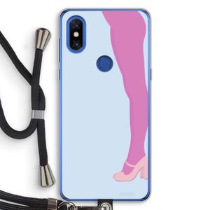 Pink panty: Xiaomi Mi Mix 3 Transparant Hoesje met koord