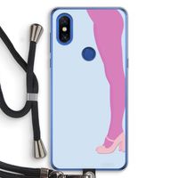 Pink panty: Xiaomi Mi Mix 3 Transparant Hoesje met koord