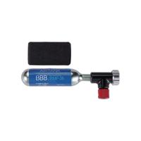 BBB minipomp Co2 Easyair pomp + cartridge zwart