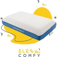 Sleep Comfy - Hoofdkussen - Traagschuim Galaxy Motion Medium 2.0 - Geschikt voor rug-, zij-en buikslapers 65x40x15 cm - thumbnail