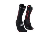 Compressport Pro racing v4.0 high cut fietssokken zwart