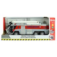 Toi-Toys Brandweerauto met licht, geluid en frictie aandrijving