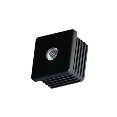 Inslagdop voor koker 50x50 met schroefdraad M10 (set van 2 stuks)