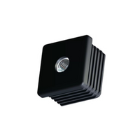 Inslagdop voor koker 50x50 met schroefdraad M10 (set van 2 stuks)