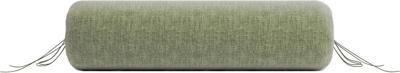 Zohome Kussensloop Lino - Kussenhoes van 25x90 cm - 1 stuk - 100% Katoen - Groen