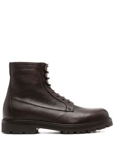 Brunello Cucinelli bottines en cuir - Marron
