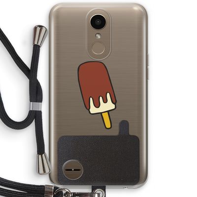 Frisco: LG K10 (2017) Transparant Hoesje met koord